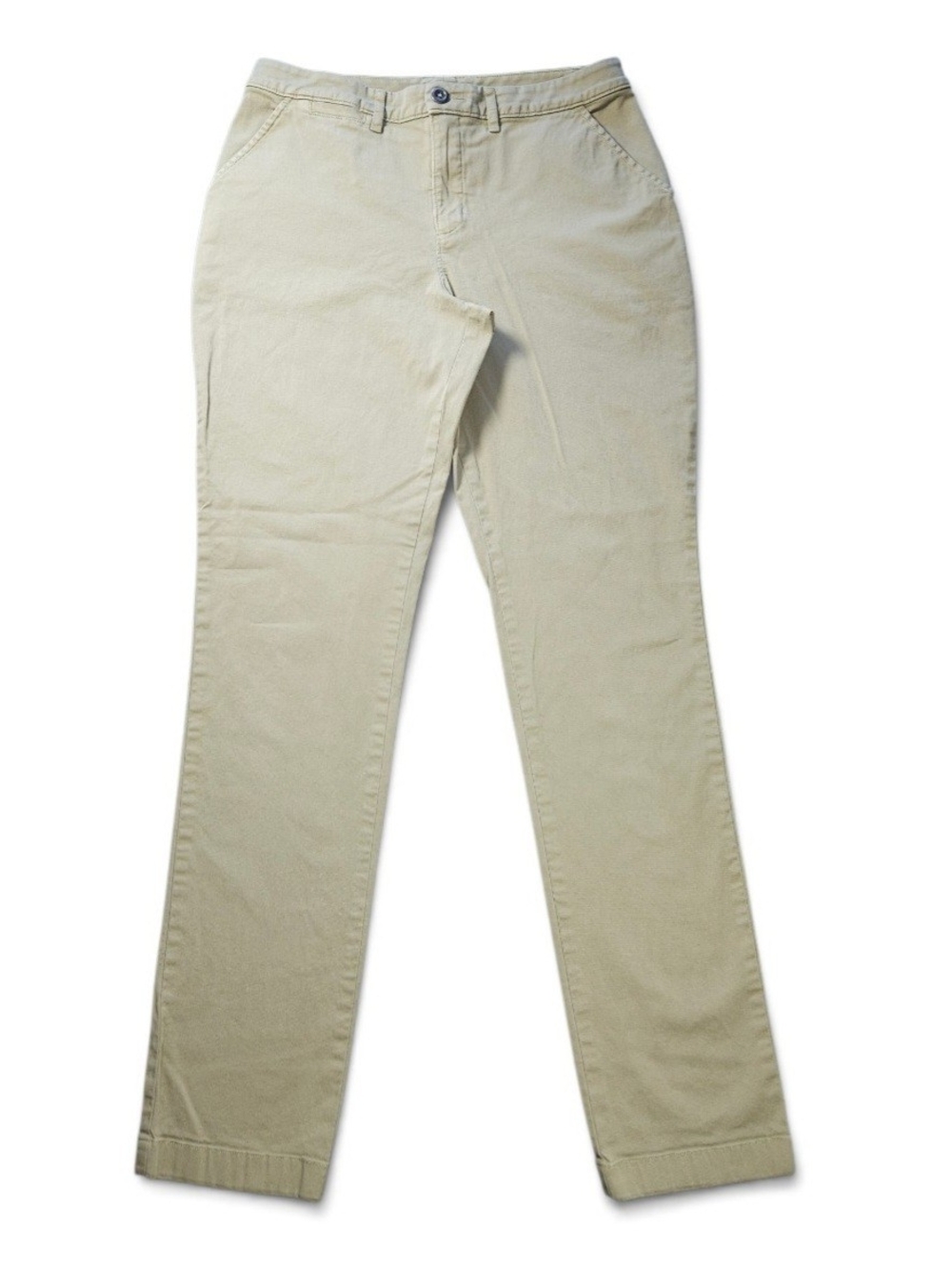 Garnet Hill Dark Beige Women's Chino Pants